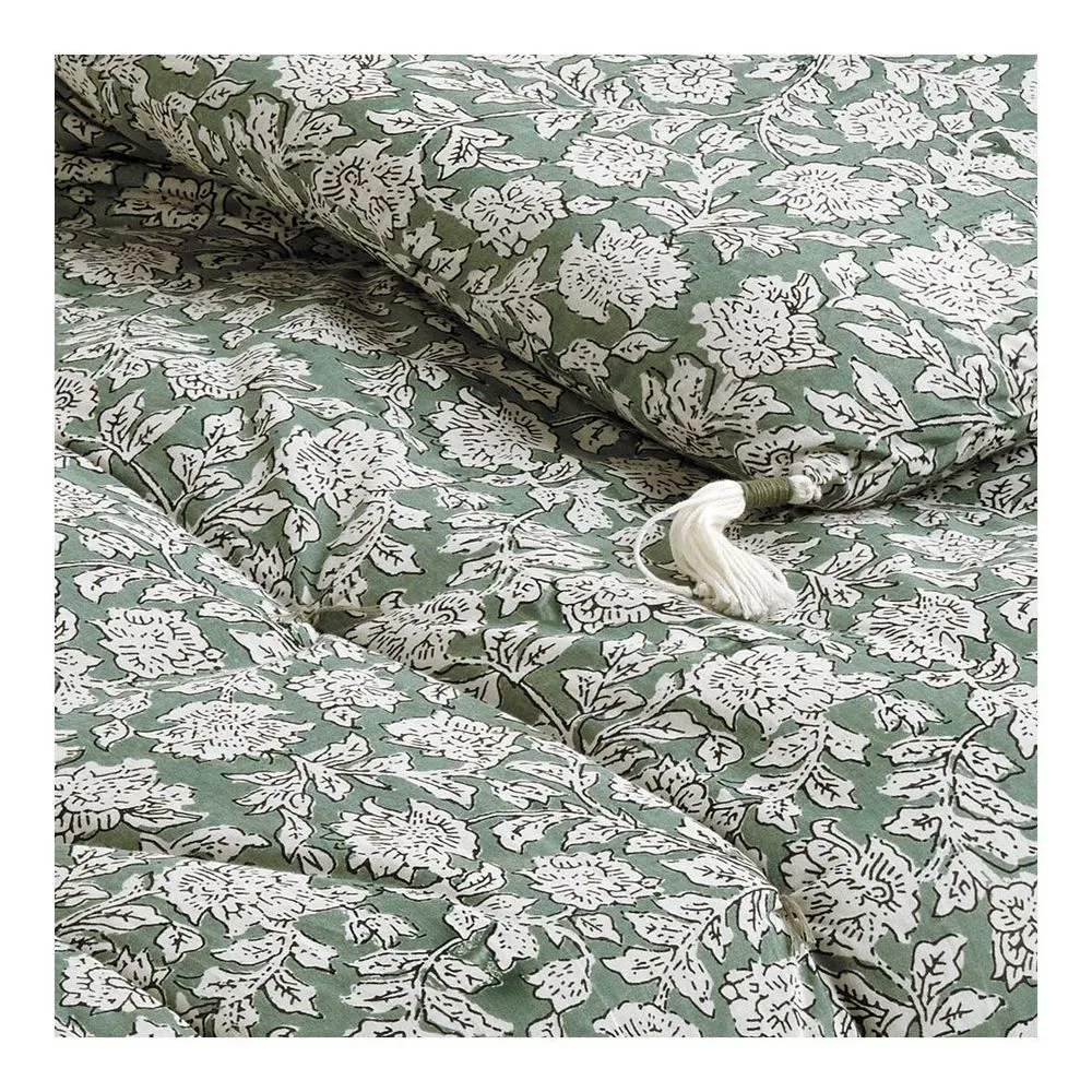 Eden cotton futon - celadon - 180 x 80 cm