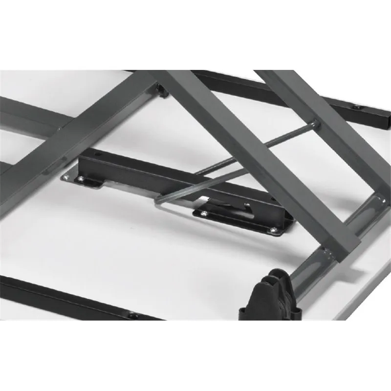 Table d'appoint pliable 120 x 70 cm - plateau hêtre - pied alu