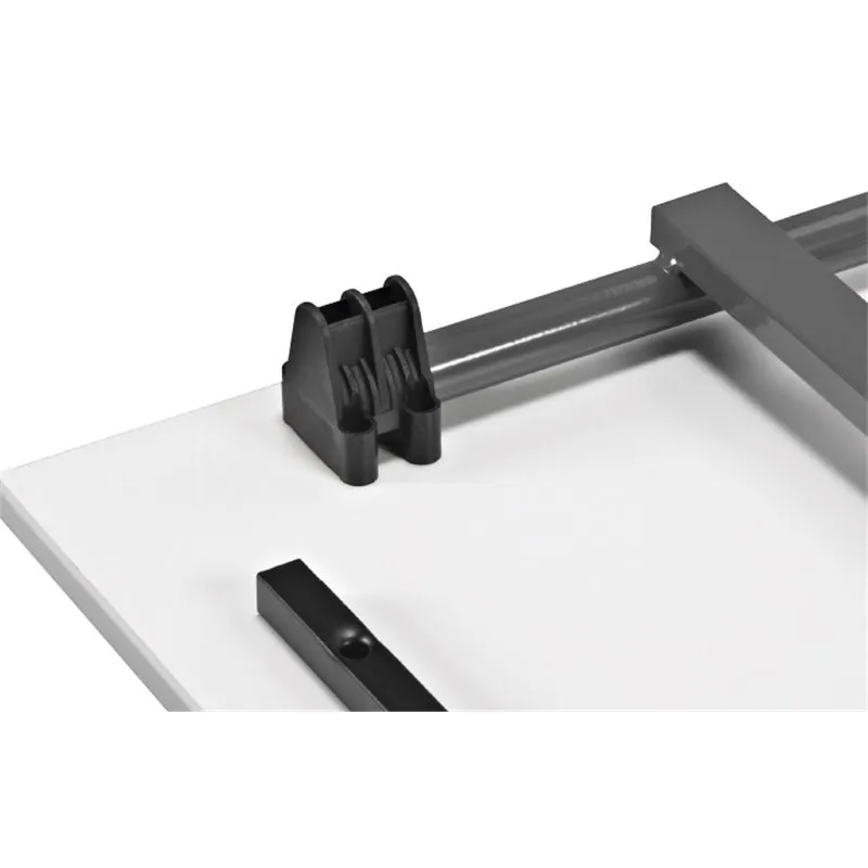 Table d'appoint pliable 120 x 70 cm - plateau hêtre - pied alu